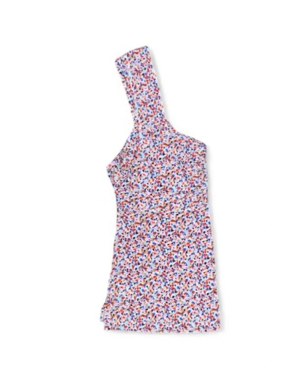 CAbi Multicolor Confetti Square-Neck Camisole - Blue, Pink, Red